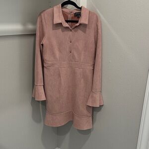 Gracia Pink Long Sleeve Dress